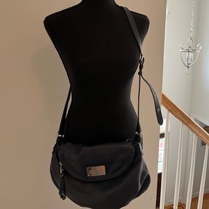 Marc Jacobs Leather Crossbody Bag (Blue)